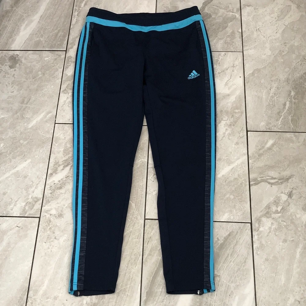 ADIDAS Tiro 15 Soccer Trainings Women Pants Climacool tech | Blue | M